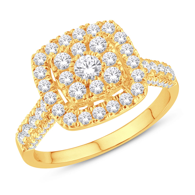 Yellow Gold Diamond Ring