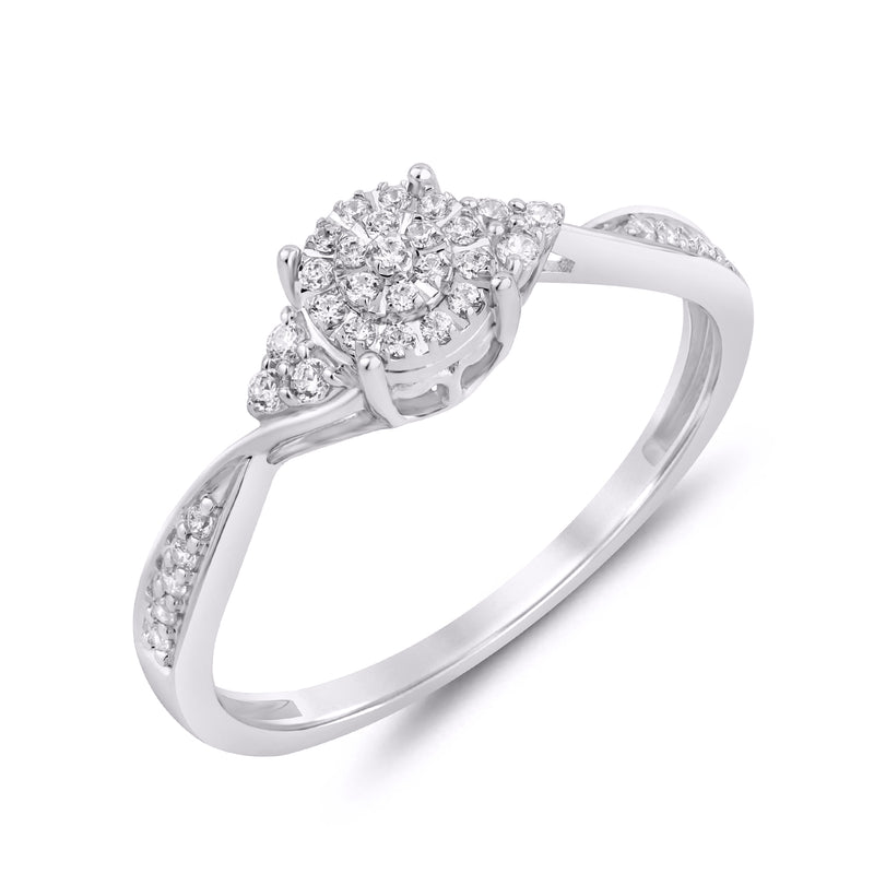 White Gold Diamond Ring