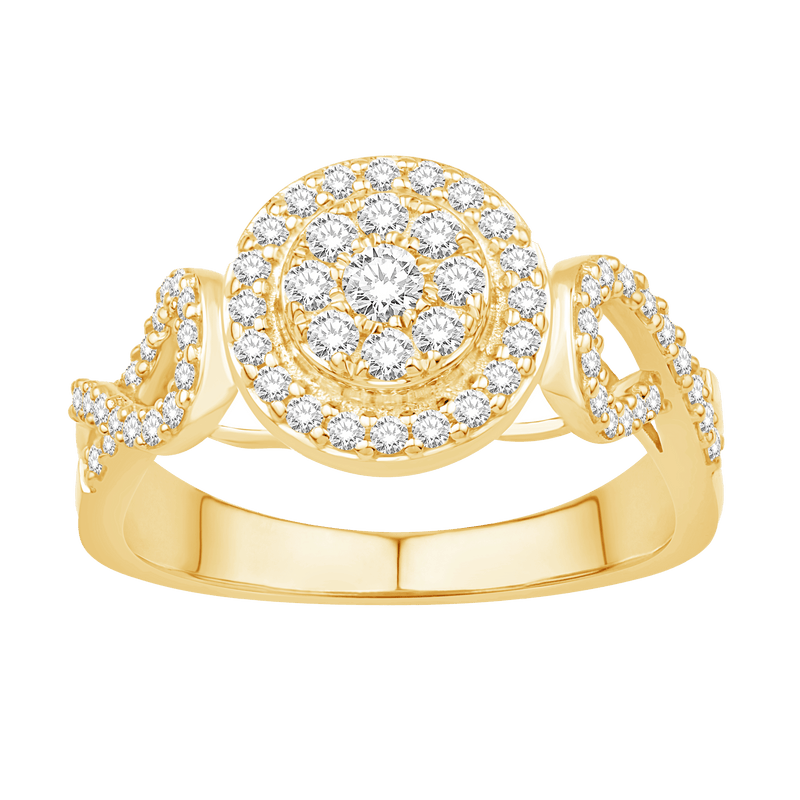 Yellow Gold Diamond Band Ring