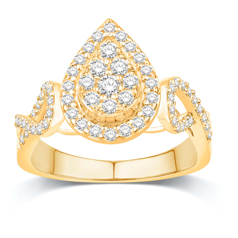 Yellow Gold Diamond Band Ring