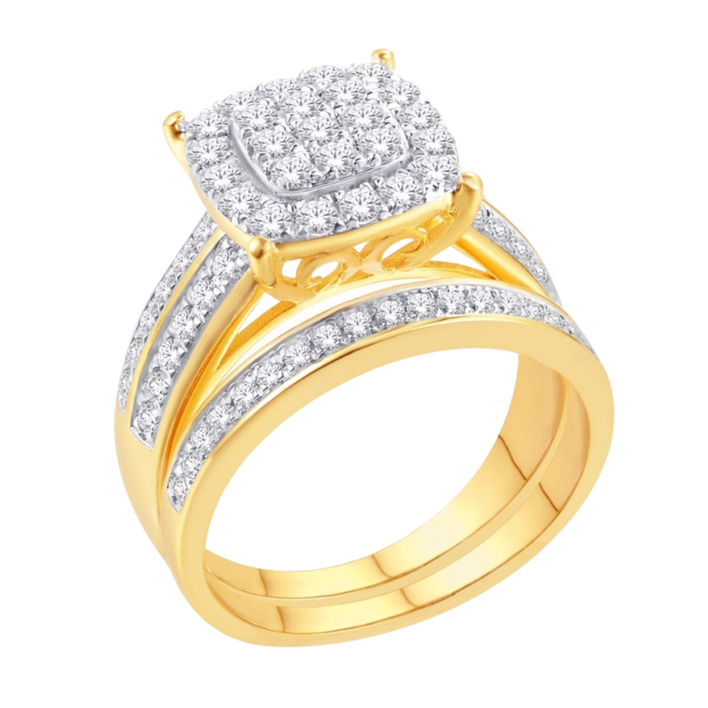 Yellow Gold Diamond Wedding Band Ring