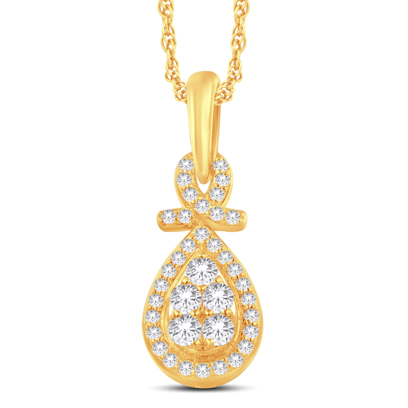 Yellow Gold Diamond Pendant