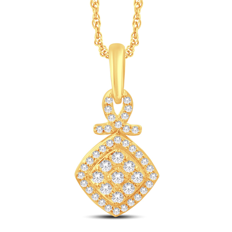 Yellow Gold Diamond Pendant