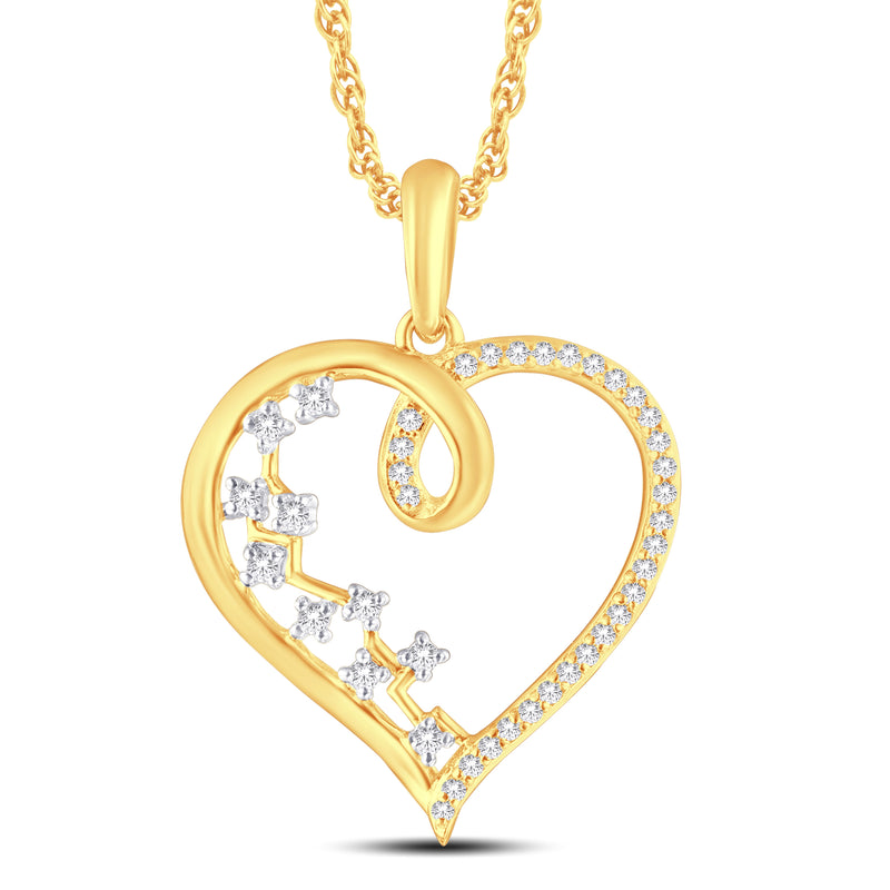 Yellow Gold Heart Pendant