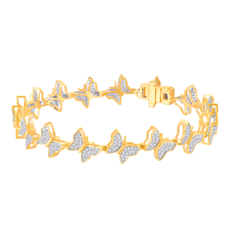 Chain Link Bangle Yellow Gold