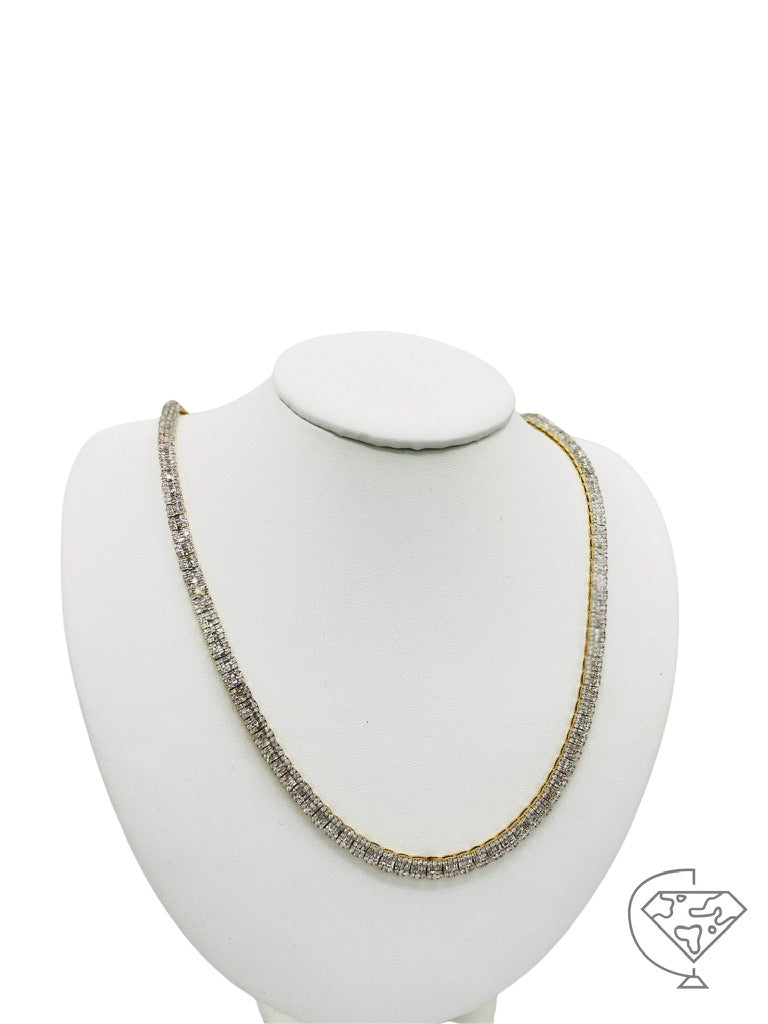 Baguette Diamond Chain